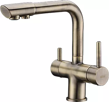Смеситель для кухни Wasserkraft A8037 светлая бронза