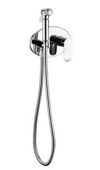 Смеситель встраиваемый с гигиеническим душем Grocenberg GB003 Хром