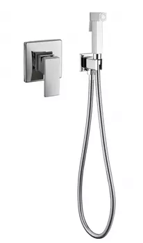 Смеситель встраиваемый с гигиеническим душем Grocenberg GB1001 Хром