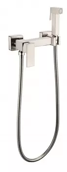 Смеситель встраиваемый с гигиеническим душем Grocenberg GB101N Никель