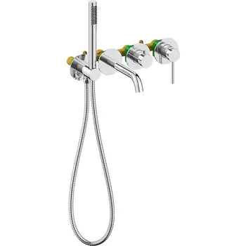 Смеситель встроенный для ванны с душем Timo Saona хром