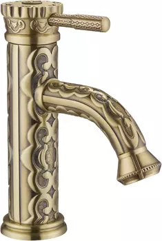 Смеситель для раковины Zorg Antic A 115U-BR бронза