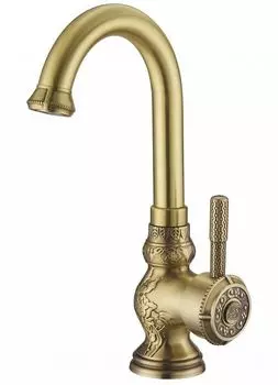 Смеситель для раковины ZorG Antic A 204U-BR бронза