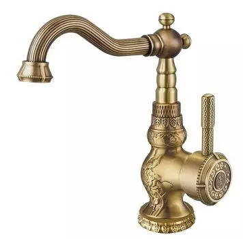 Смеситель для раковины ZorG Antic A 309U-BR бронза