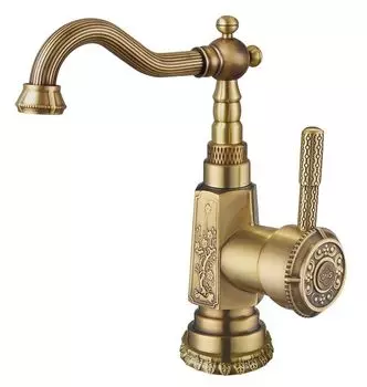 Смеситель для раковины Zorg Antic A 310U-BR бронза