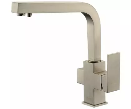 Смеситель для кухни Zorg Clean Water ZR 311 YF-SATIN c подключением фильтра хром матовый, сатин