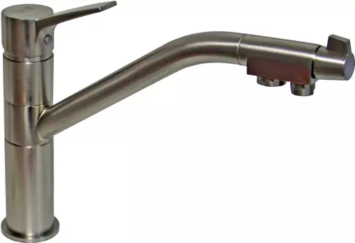 Смеситель Zorg Sanitary для кухонной мойки ZR 401 KF satin