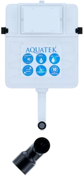 Смывной бачок скрытого монтажа AQUATEK INS-0000019 механика