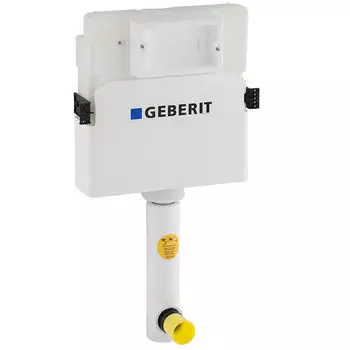 Смывной бачок скрытого монтажа Geberit UP 100 109.100.00.1 для унитазов, с отводом