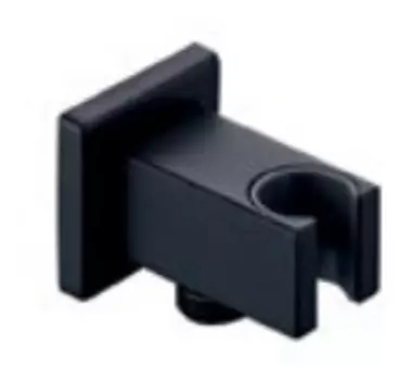 Соединение для душа с держателем Grocenberg GB101 Черный матовый