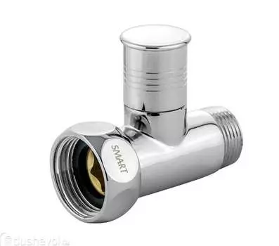 Соединение для полотенцесушителя прямое Маргроид хром