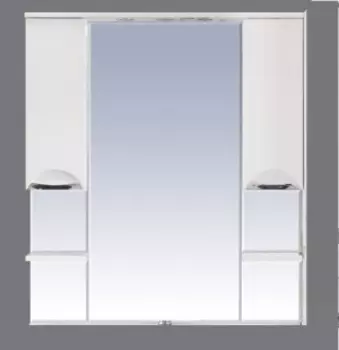 Зеркало-шкаф Misty София 100 белый с подсветкой