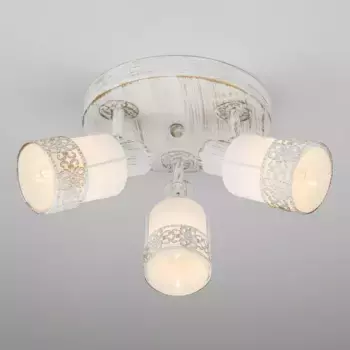 Спот Eurosvet 20026/3 белый с золотом