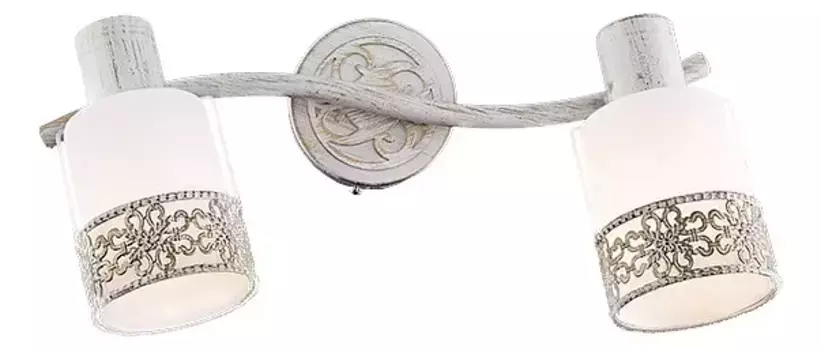 Спот Eurosvet Silvia 20025/2 белый с золотом