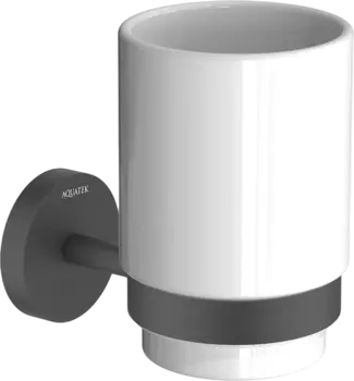 Стакан AQUATEK Бетта AQ4604MB матовый черный