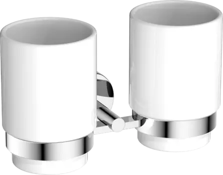 Стакан AQUATEK Бетта AQ4617CR двойной, хром