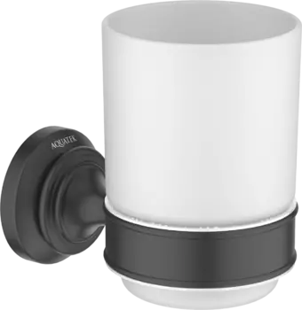 Стакан AQUATEK Классик AQ4504MB матовый черный