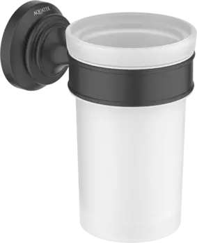 Стакан AQUATEK Классик AQ4527MB матовый черный