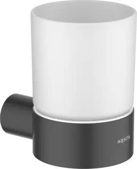 Стакан AQUATEK Лира AQ4404MB матовый черный