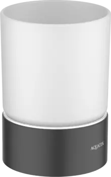 Стакан AQUATEK Лира AQ4428MB матовый черный