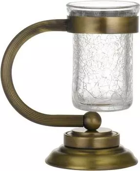 Стакан для зубных щеток Boheme Murano бронзовый глянцевый