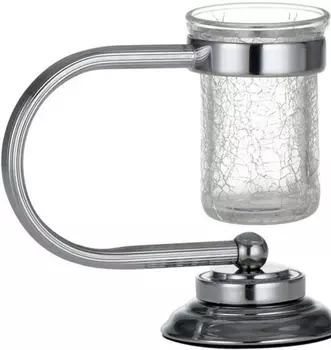 Стакан для зубных щеток Boheme Murano хром глянцевый