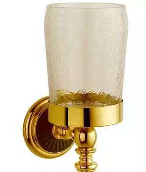 Стакан для зубных щеток Boheme Palazzo золото - черный