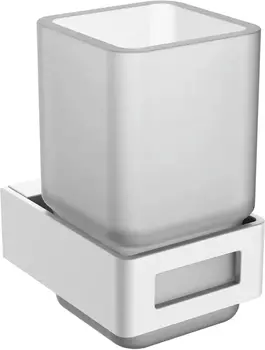 Стакан для зубных щеток Boheme Q белый матовый