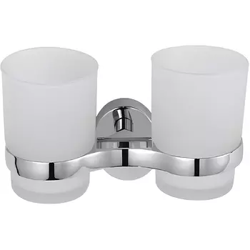 Стакан для ванной комнаты двойной Haiba хром