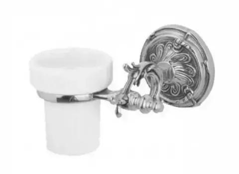 Стакан для зубных щеток Art&Max Barocco AM-1787-Ar хром