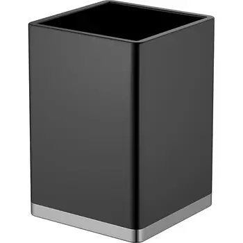 Стакан для зубных щеток Boheme черный хром