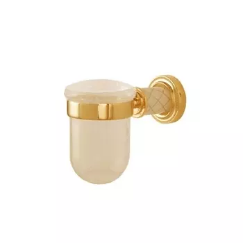 Стакан для зубных щеток Boheme Murano золото глянцевое