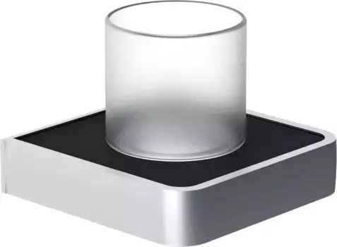 Стакан для зубных щеток Damixa Jupiter черный, матовый (DA7734300)