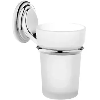 Стакан для зубных щеток Frap F15 хром