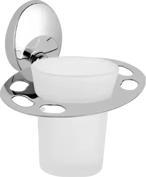 Стакан для зубных щеток Haiba хром