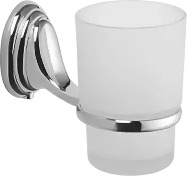 Стакан для зубных щеток настенный Haiba хром