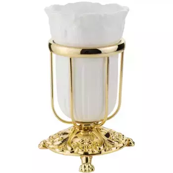 Стакан для зубных щеток настольный Migliore Elisabetta золотой глянцевый