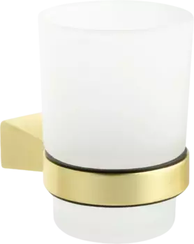 Стакан для зубных щеток подвесной Fixsen Trend Gold золото-сатин