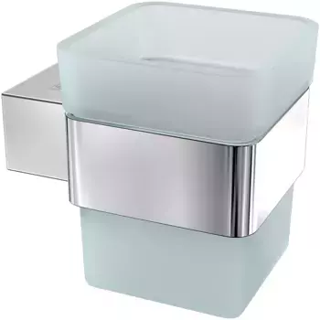 Стакан для зубных щеток подвесной Lemark Smooth Line хром