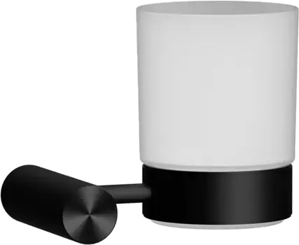 Стакан для зубных щеток Raiber Graceful черный матовый