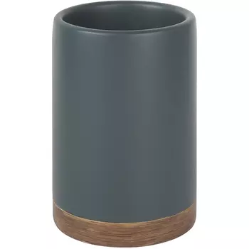Стакан для зубных щеток WasserKRAFT Lopau серый матовый