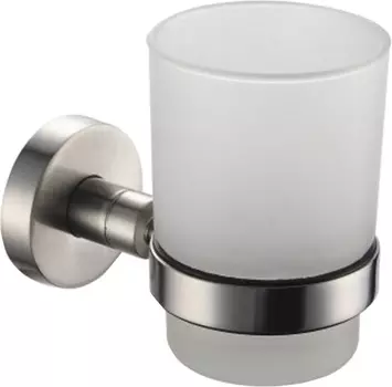 Стакан для зубных щеток подвесной Fixsen Modern хром матовый, сатин