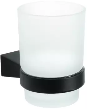 Стакан для зубных щеток подвесной Fixsen Trend черный матовый