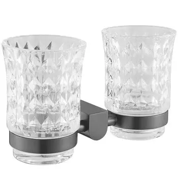 Стакан Rose RG17T RG1722T двойной, пепельный