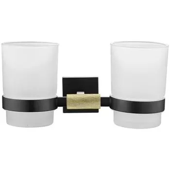 Стакан Rose RG30H RG3022H двойной, золото, черный