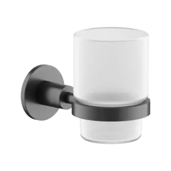 Стакан Sancos Base SC9030GG вороненая сталь