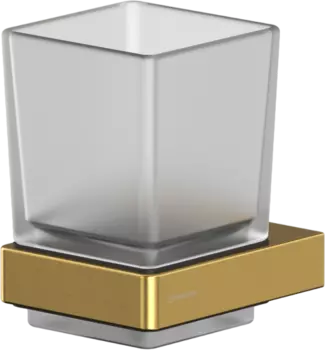 Стакан WHITECROSS Cubo CU2430GLB брашированное золото