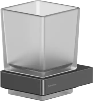 Стакан WHITECROSS Cubo CU2430GM оружейная сталь