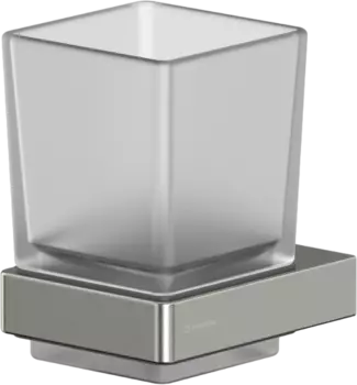 Стакан WHITECROSS Cubo CU2430NIB брашированный никель