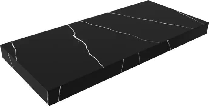 Столешница в ванную под раковину Armadi Art Flat Nero Marquina 100